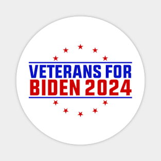 Veterans For Biden 2024 Magnet